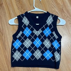 Amazon cropped sweater! Tank top, size small